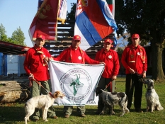 Crnogorska reprezentacija na međunarodnom takmičenju: Sveti Hubert - Lovac i pas